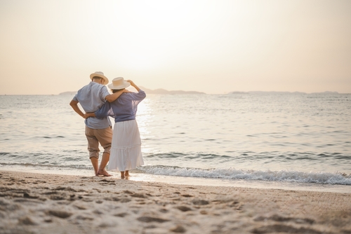 expats on a spanish beach